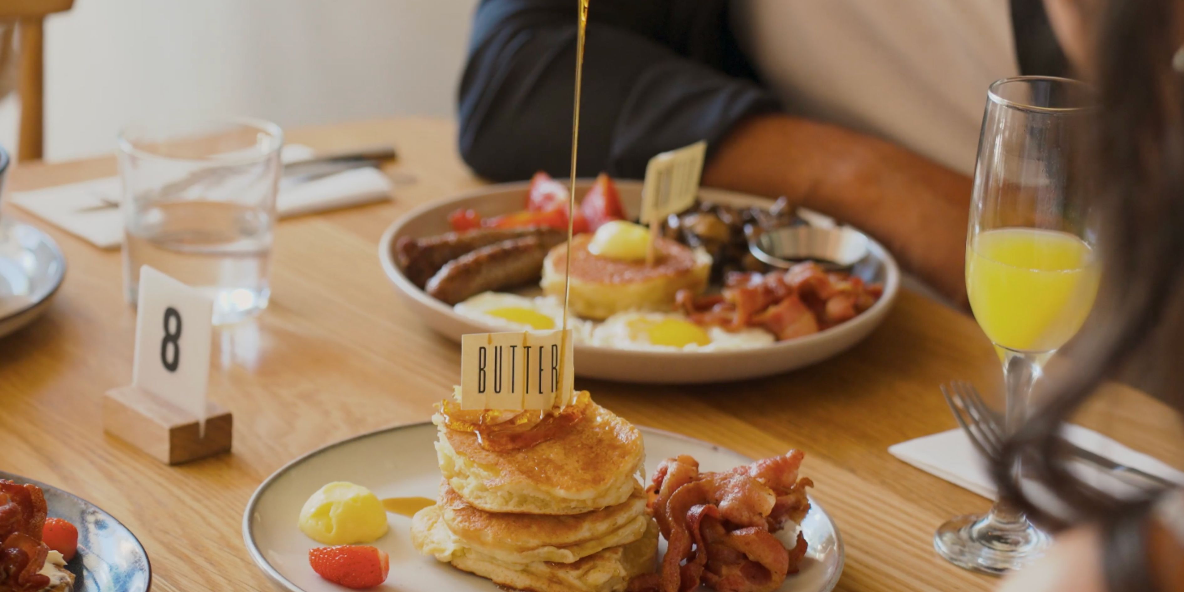 Local cafés and restaurants