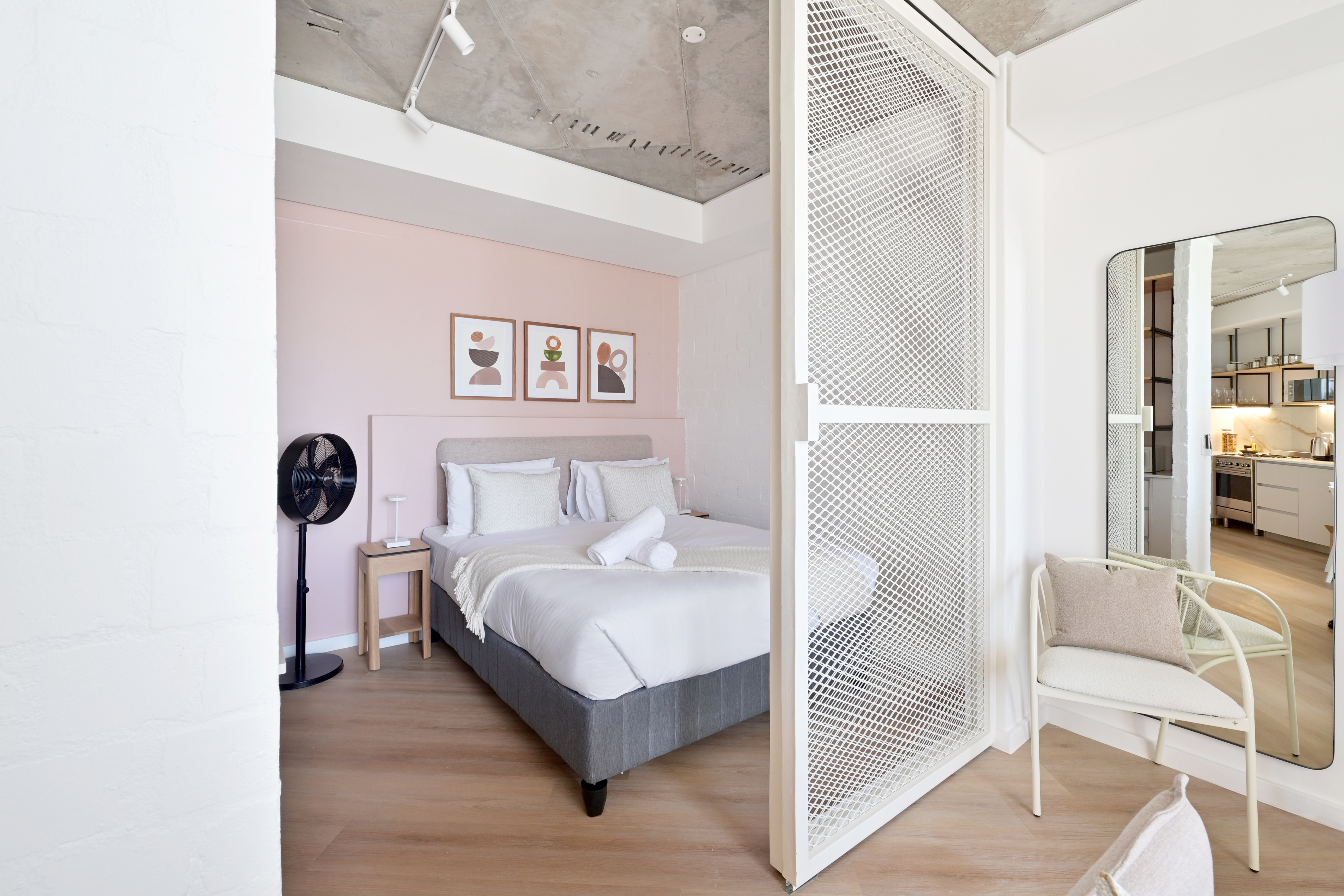 What is included in Fluent Studio Apartments in Sea Point?